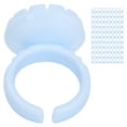 thumbnail image 4 of Cils Colle Anneau Tasse, 100pcs Jetables Cils Colle Outil d'Extension de Cils Jetables Cils Colle Anneau Tasse Ultra Réactif, 4 of 14