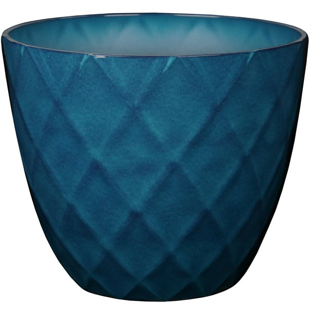Better Homes & Gardens 16" Diamond Planter, Blue