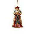 thumbnail image 2 of Jim Shore Heartwood Creek Polish Santa Stone Resin Hanging Ornament, 4.5?, 2 of 3