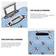 thumbnail image 5 of Fotbe French Bulldog2 Luggage Cover Protector,Suitcase Protector,Scratch and Dirt Resistant,Fits 18-32 Inch Luggage-Small, 5 of 9