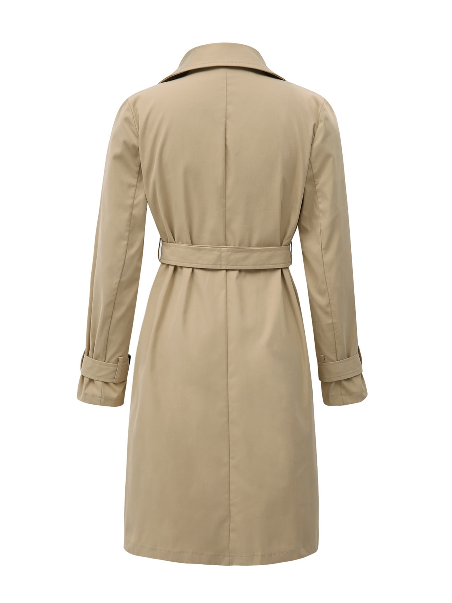 【l'aubeblanc】Belted Flare Trench coat Belted Flare Trench coat[Black] – L'AUBE BLANC