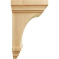 thumbnail image 3 of Ekena Millwork 4"W x 4 3/4"D x 8"H Small Jefferson Wood Corbel, Red Oak, 3 of 18
