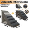 thumbnail image 2 of Escaleras para perros Necrely de 7 peldaños para camas de 91 cm de altura, perros pequeños, 34 kg, 2 of 6