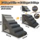 thumbnail image 2 of Escaleras para perros Necrely de 7 peldaños para camas de 91 cm de altura, perros pequeños, 34 kg, 2 of 6