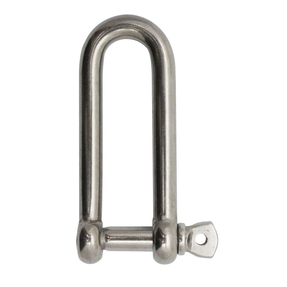 Extreme Max 3006.8201 BoatTector Stainless Steel Long D Shackle - 1/4'