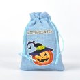 thumbnail image 3 of Halloween Drawstring Bags Burlap Candy Pouch Jewelry Storage Party Decorations Reusable Trick or, 3 of 6