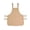 Khaki, variant on Unisex Adjustable Straps Kitchen Apron Florist Overalls Sleeveless Long Pinafore with Multiple Pockets and Side Button