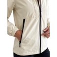 thumbnail image 5 of INSPIRE CHIC Women's Rain Jacket Lightweight Stand Up Collar Jackets Cycling Hiking Running Outdoor Waterproof Windbreaker Raincoat XL White, 5 of 6