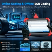 XTOOL D7 V2.0 Bi-Directional Scan Tool, Ai-Assisted OBD2 Scanner Car Code Reader with ECU Cod-ing, Full System Scan, 36+ Services