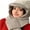Light Grey, variant on Windproof Hooded Scarf Hat, Ear Protection Full Hood Hat, Waterproof Trapper Warm for Skiing Cycling Outdoor, Black