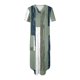 thumbnail image 4 of Vestido de Manga Corta para las Mujeres, Vestido Casual de Cuello en V de Bolsillo de Impresión de Moda Sexy Hecho de Poliéster Ligero para el Verano, Vestido de Verano para las Mujeres, 4 of 5