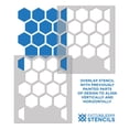 thumbnail image 6 of Honeycomb Wall Allover Stencil, 6 of 6