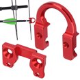 thumbnail image 3 of D Loop Ring, Increases the Arrowhead Speed and Reduces Interference D Ring Simple Operatio with Aluminum Alloy Material The Metal D-ring Design for Shooting Black,Red,Blue,Green, 3 of 7