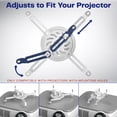 thumbnail image 4 of VIVO Metal Drop Ceiling Projector Mount with Scissor Clamp, 4 of 8