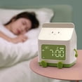 thumbnail image 3 of Cartón de Leche Despertador Electrónico Estudiante Mini Cuenta Atrás Pequeño Despertador Dormitorio Reloj Marrón, 3 of 6