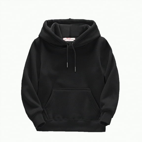 Ccpelsie Sweatshirts for Boys Toddler Kids Little/Big Boy's Pullover Tops Sweaters Hoodies(Black,8-10 Years)