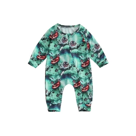 

Baby Girls Boys Footies Rompers Halloween Clothes Toddler Bodysuits