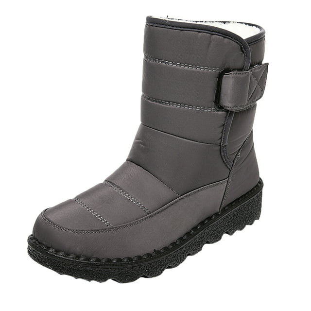 Bottes d'Hiver pour Femmes, Bottillons Chauds d'Extérieur pour Filles, Chaussures Courtes Confortables