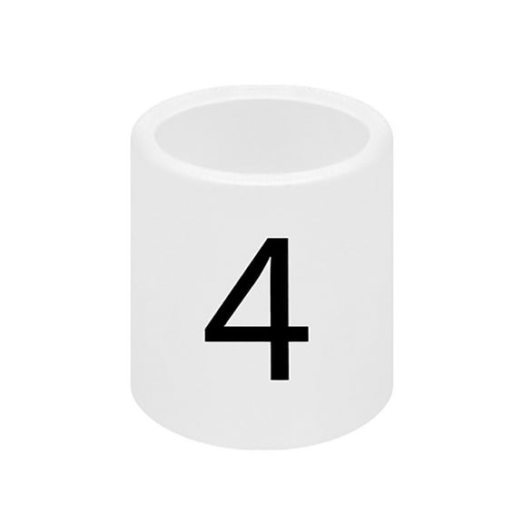 SSWBasics Mini Slip On Size Markers - Size 4- pack of 50