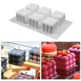 thumbnail image 4 of 3D 's silicona molde Chocolate postre hornear molde DIY jabón vela Zulema molde de silicona, 4 of 8
