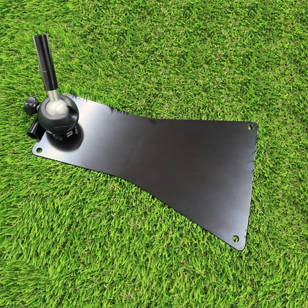 360° Golf Swing Plane Alignment Training Practice Aid Plate Stick Holder US