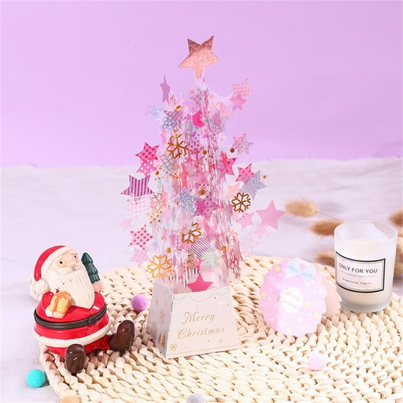 Sentmoon Up to 40% off Christmas Greeting Card Three-dimensional Gift Card Thank You Card Sales Items for the Day