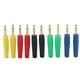 thumbnail image 2 of Conector Tipo Banana, A Prueba De Sacudidas ABS De Alta Confiabilidad+cobre Rojo Conexión Rápida De Conector Tipo Banana De 10 Piezas Para Electrónica, 2 of 7
