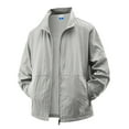 thumbnail image 3 of Stand Collar Women's Long Jacket Wind Resistant Button Front Hooded Coat for Outdoor, 3 of 7