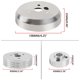 thumbnail image 4 of Adaptadores de cubo de volante de 5 y 6 orificios, conectores de cubo de rueda cortos pulidos para automóviles, 4 of 4