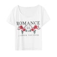thumbnail image 2 of Camiseta de mujer chica talla grande camiseta de manga corta casual algodón tee tee 2xl SM SunniMix tops de mujer, 2 of 8