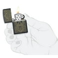 thumbnail image 4 of Zippo Art Deco Skull Black Matte Pocket Lighter, 4 of 10