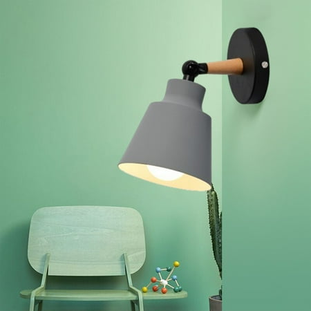 

IUYT6 9 In Wall Lamp Black Wall-mounted Bedside Table Iron Art Plain Aisle Wall Lamp Suitable For Bedroom Bedside Aisle Study (light Source Not Included) Daily Deals Gifts