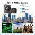 thumbnail image 7 of DOOGEE S119 (2025) Rugged Phone Unlocked, 24GB+512GB/TF 2TB Android 14 Rugged Smartphone with 1.32" Rear Screen,10200mAh Battery/33W,6.72" FHD+,100MP+20MP Night Vision,NFC/Dual Unlock/3 Card Slot/OTG, 7 of 7
