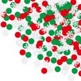 thumbnail image 1 of Christmas snow flakes Confetti Holiday party table setting decorative glitter supplies, 1 of 5