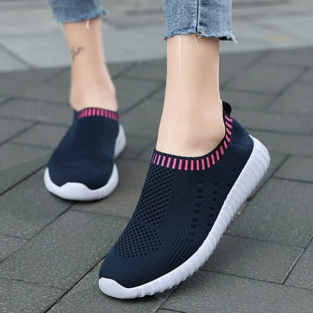 

2022 Mesh Sneakers Women Casual Shoes Fashion Sneakers Women Flats Slip on Sock Trainers Ladies Zapatos De Mujer