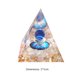 thumbnail image 2 of Orgonite Pyramid Amethyst Expel Evil Force Gather Fortune Jewelry Gift Gem Stone, 2 of 8