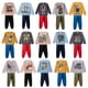 thumbnail image 1 of Kit 10 piezas conjunto sudadera hombre niño niño invierno promoción talla 1 2 3 4 6 8 Deng Xun unisex, 1 of 1