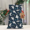 thumbnail image 5 of Cauagu Friendly Sharks Pattern Christmas Gift Bag,Drawstring Xmas Gift Bags Holiday Gift Wrapping Gift Pouch with Tag Holiday Gift Bags Party Favor Bags,1PCS-Medium, 5 of 9