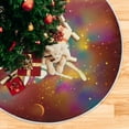 thumbnail image 5 of Coolnut Ballet Christmas Tree Skirt Home Decoration Large Round Christmas Tree Skirt for Holiday Party Home Christmas Day Ornaments,35.4", 5 of 6