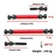 thumbnail image 3 of For Axial 1/10 Rbx10 Ryft 4Wd Scale AXI03005 Aluminum Alloy Tube+45 Steel Cvd Head Front and Rear Drive Shaft, 3 of 5