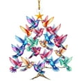 thumbnail image 3 of Hummingbird Ornament - Acrylic, Double-Sided, Sublimation-Printed for Christmas & Home Decor Gift, 3 of 5