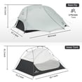 thumbnail image 2 of Tienda de campaña Naturehike UL Star River para 2 personas, impermeable 1,85 kg, 2 of 8