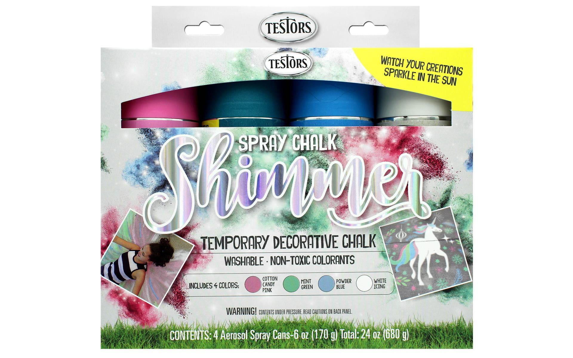 349948 TESTORS SPRAY CHALK PAINT KIT SHIMMER