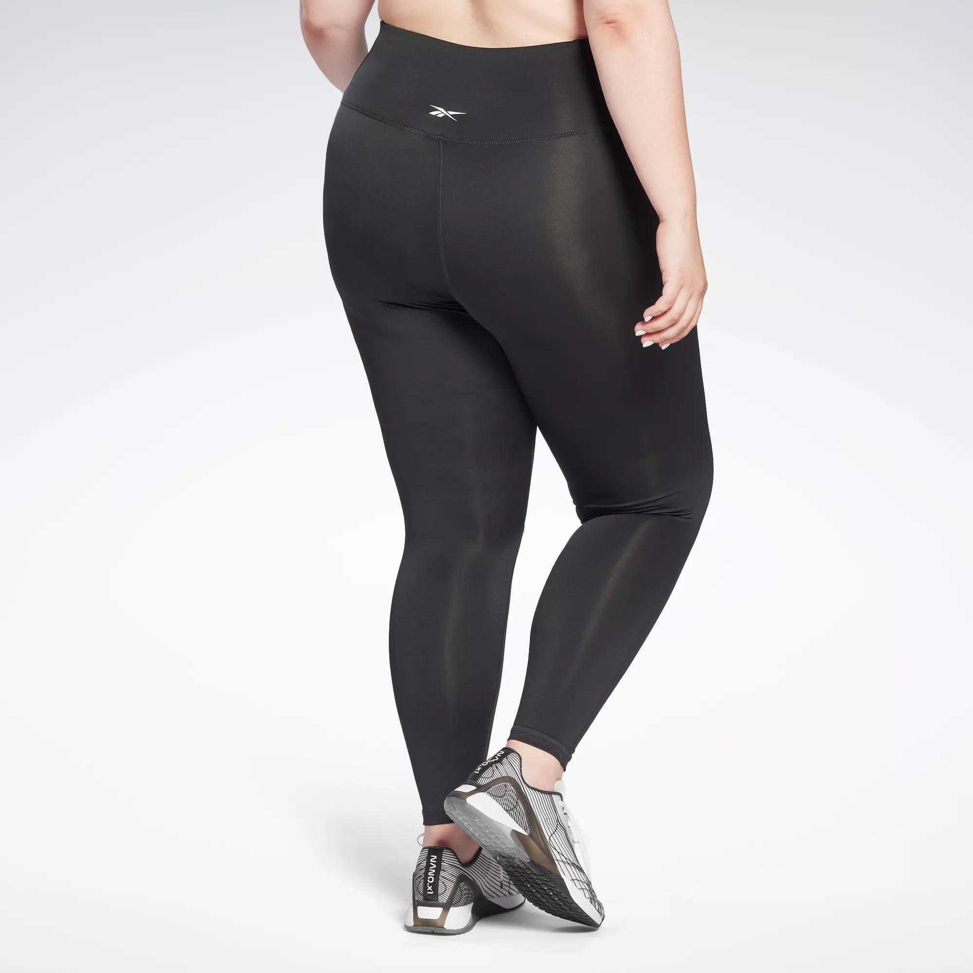 Reebok Women's Workout Ready Pant Program High Rise Leggings (Plus Size) 