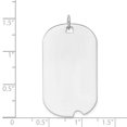 thumbnail image 3 of 14k White Gold Plain .013 Gauge Engravable Dog Tag w/Notch Disc, 3 of 3