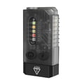 thumbnail image 2 of Mini Linternas EDC 1000LM UV Alarma Zumbador Antorcha (transparente), 2 of 9