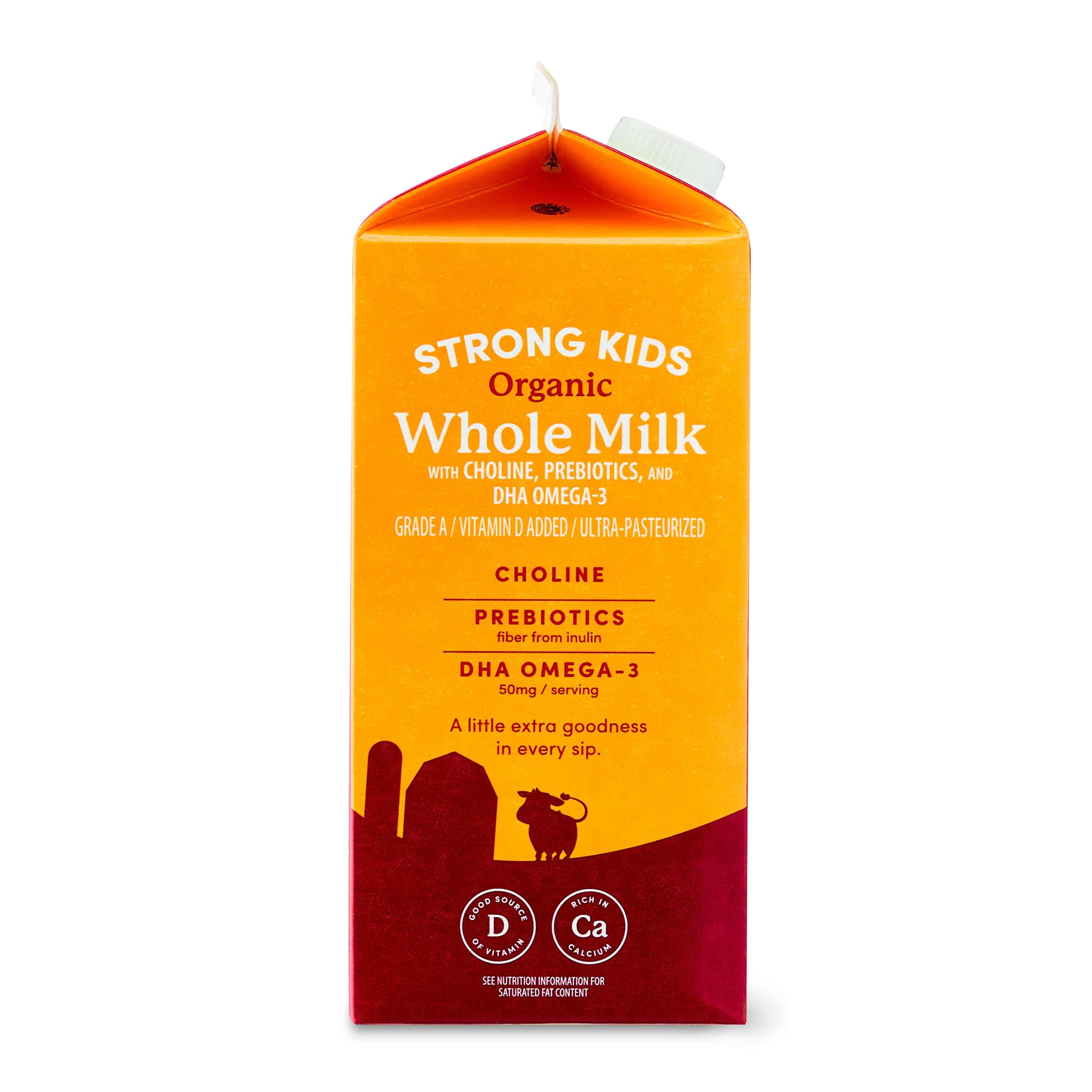 bettergoods Strong Kids Organic Whole Milk, 59 fl oz