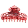 thumbnail image 3 of Unique Bargains 1 Pc Fashion Rose Flower Hair Clips Hairdo Clip Red, 3 of 4