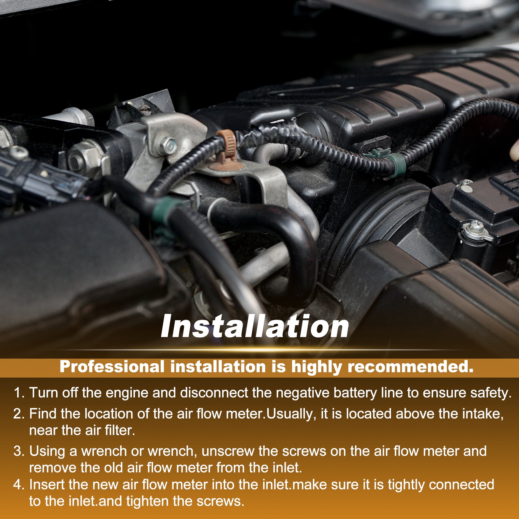 Unique Bargains Mass Air Flow Sensor Assembly for Chevrolet Vehicles