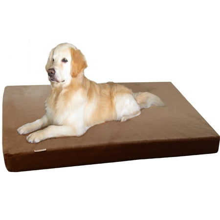 Jumbo Orthopedic Waterproof Memory Foam Dog Bed for Extra ...